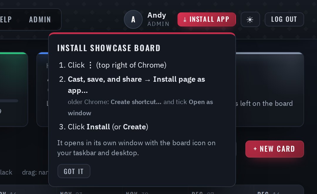 Install app